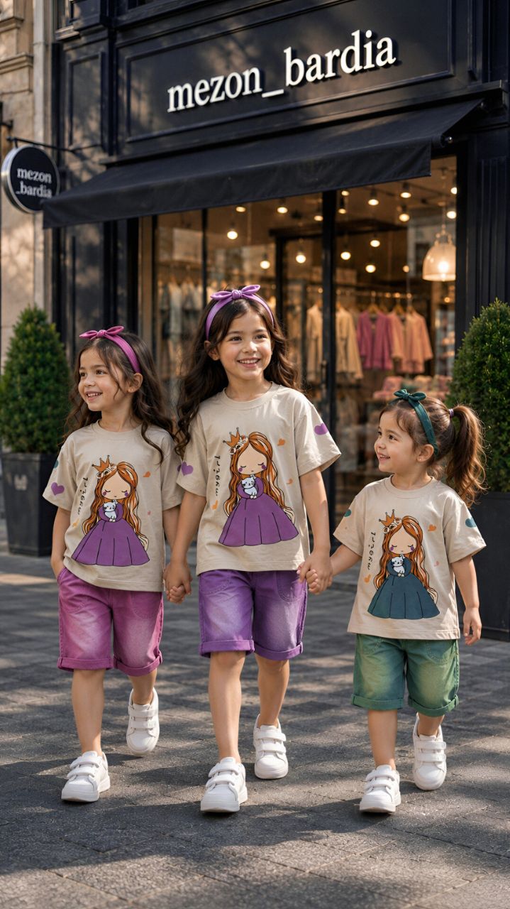 تیشرت شلوارک پرنسس