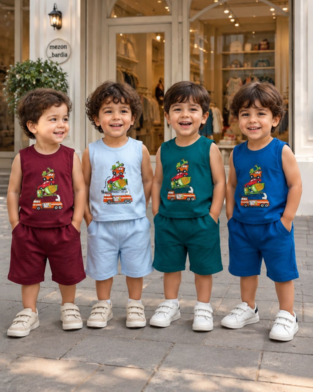 تاپ و شلوارک ماشین ها