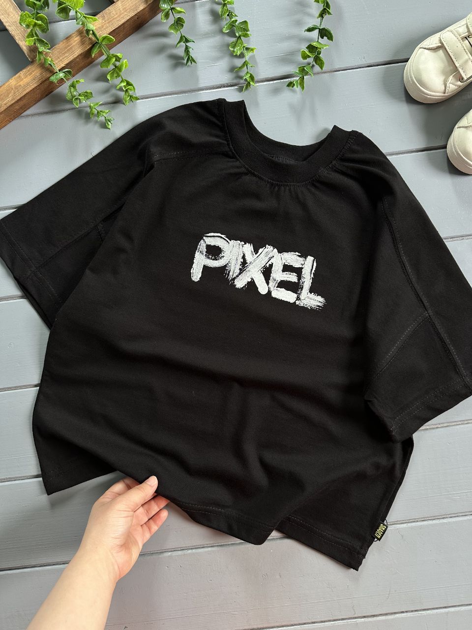 تیشرت مشکی pixel